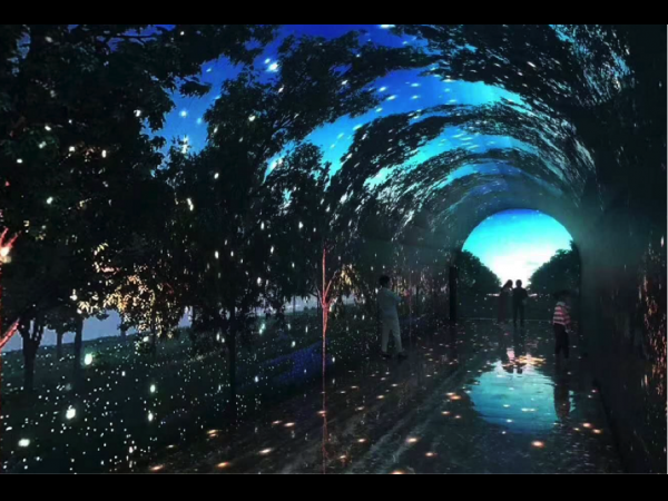 Interactive LED floor tile screen